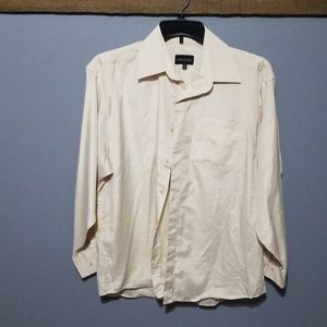 Carolina Bay ivory button down size 16- 16 1/2